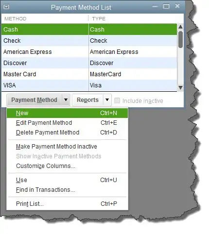 QuickBooks customer-payment
