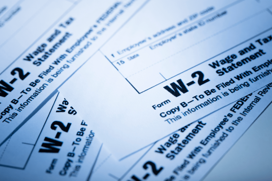 Financial tax forms